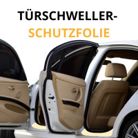 Türschwellerschutzfolie - schwarz - SEAT IBIZA (6J) 3-Türer ab 08/2008 + 2016