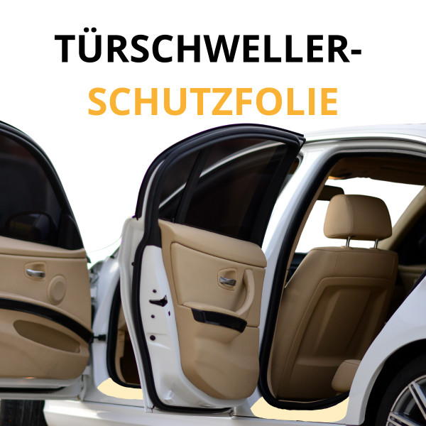 Türschwellerschutzfolie - schwarz - VW GOLF 6 5-Türer ab 2008 + Variant ab 2009
