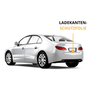 Ladekantenschutzfolie - transparent - TOYOTA AVENSIS Limousine ( T27 ) ab 2009