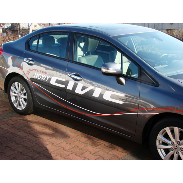 Schutzleisten für Honda Civic Sedan 5-Türer ab Baujahr 2013