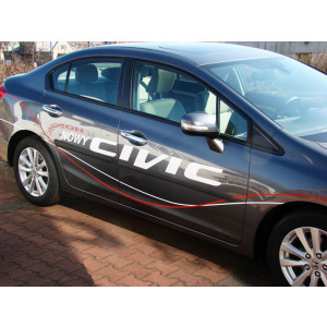 Schutzleisten für Honda Civic Sedan 5-Türer ab Baujahr 2013