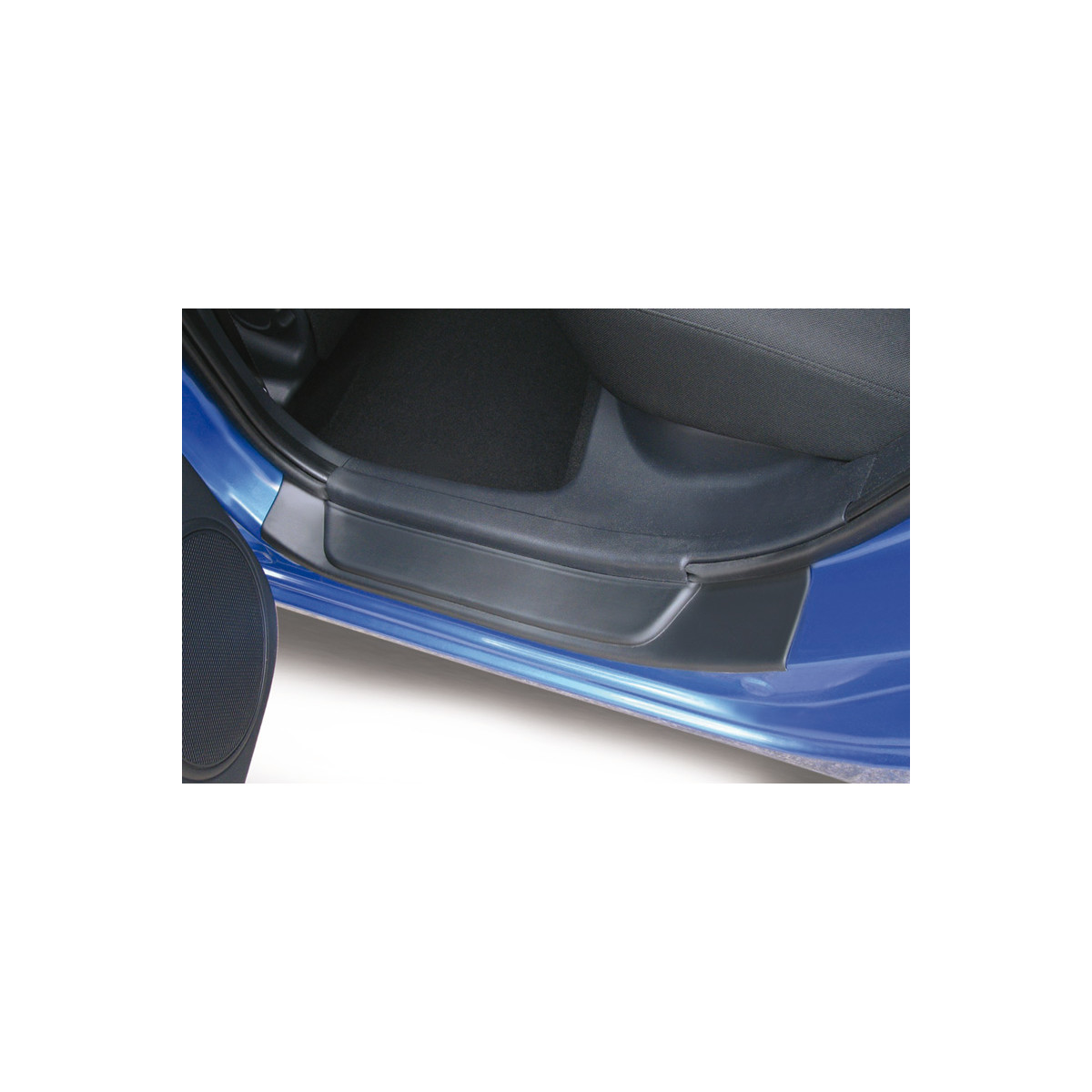 Einstiegsleisten passend für Hyundai i20 II 5T ab 2015 Edelstahl Carbonfolie