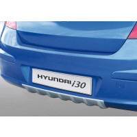 Dekorblende für Heckstoßfänger, Hyundai i30, ABS silber